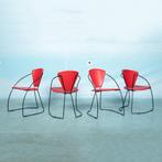 Memphis Italiaanse design eetkamerstoelen l 80s minimalist, Ophalen of Verzenden