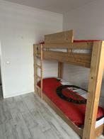 Stevig Steigerhouten Stapelbed - Kind/Logeerkamer, Huis en Inrichting, Gebruikt, 90 cm, Eenpersoons, 160 tot 180 cm