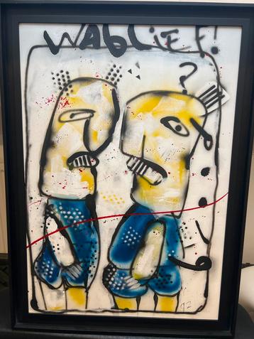 Herman Brood - Wablief - Origineel Schilderij beschikbaar voor biedingen