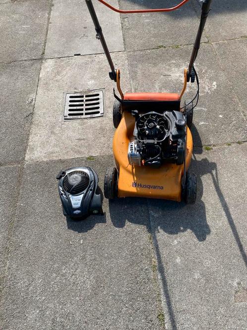 Husqvana lc146s benzine grasmaaier, Tuin en Terras, Grasmaaiers, Gebruikt, Cirkelmaaier, Ophalen of Verzenden
