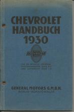 Chevrolet handboek 1930 Universal AD LR auto truck, Ophalen of Verzenden