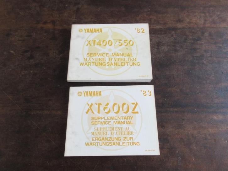 Yamaha XT400 XT550 XT600Z werkplaatshandboek manual, Motoren, Handleidingen en Instructieboekjes, Overige merken, Ophalen of Verzenden