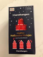 Hollandse huisjes, 3 kersthangers, Diversen, Kerst, Ophalen of Verzenden, Nieuw