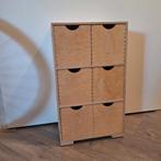 Vintage houten lade kastje laden kastje, Huis en Inrichting, Kasten | Ladekasten, Minder dan 50 cm, 5 laden of meer, Ophalen of Verzenden