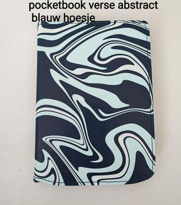 Pocketbook verse abstract blauw hoesje / sleepcover  beschikbaar voor biedingen