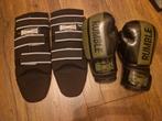 Kinderset kickbox handschoenen scheenbeschermers krav maga, Overige, Maat XS of kleiner, Vechtsportbescherming, Ophalen of Verzenden