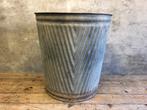 brocante zinken dollytub | zinken tobbe | Engeland | Soap, Antiek en Kunst, Ophalen of Verzenden