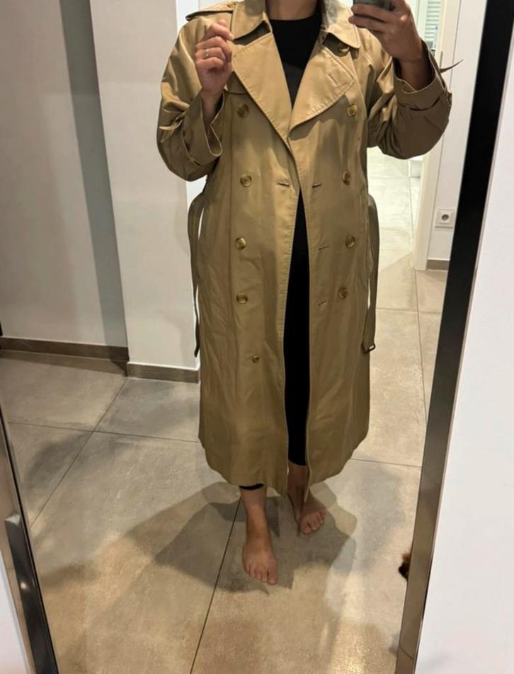 Burberry Trenchcoat, Kleding | Dames, Jassen | Zomer, Zo goed als nieuw, Maat 46/48 (XL) of groter, Beige, Ophalen of Verzenden