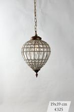 Peervormige Kristallen Hanglamp | Antieke Stijl Kroonluchter, Nieuw, Ophalen of Verzenden, Info@laurierdesign.nl, Laurier Design