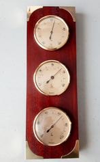 Vintage Weerstation met Thermometer, Barometer & Hygrometer, Verzamelen, Gebruikt, Onbekend, Ophalen of Verzenden, Onbekend