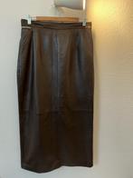 Leren rok, mt 42, Gerry Weber, Kleding | Dames, Rokken, Bruin, Maat 42/44 (L), Ophalen of Verzenden, Zo goed als nieuw