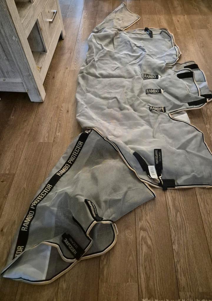 Rambo Protector vliegendeken, Dieren en Toebehoren, Paarden en Pony's | Dekens en Dekjes, Zo goed als nieuw, Ophalen of Verzenden