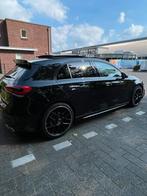 Mercedes A180 AMG Premium Plus | A45s Look | Full Option, Auto's, 65 €/maand, 4 cilinders, Zwart, Origineel Nederlands