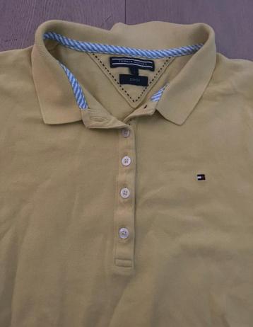 Mooie, gele polo Tommy Hilfiger (kinder)maat L, slim fit beschikbaar voor biedingen