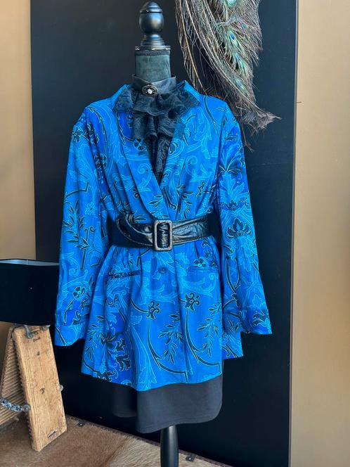 Ulla Popken zomerjas /tuniek/blouse 40/46 blauw., Kleding | Dames, Grote Maten, Zo goed als nieuw, Blauw, Ophalen of Verzenden