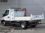 Iveco Daily 35C16 Open Laadbak met Kraan Dubbellucht 3,5t Tr, Auto's, Stof, Gebruikt, Euro 6, Iveco