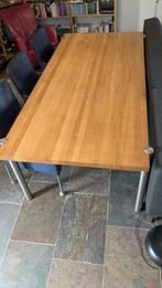 Eetkamertafel, Huis en Inrichting, Tafels | Eettafels, Ophalen, Gebruikt, Eikenhout, 50 tot 100 cm