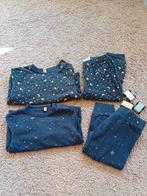 2 pyjama's blauw met sterren maat 80 en 86., Nacht- of Onderkleding, Gebruikt, Jongetje of Meisje, Ophalen of Verzenden