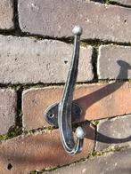 Mooie antieke stalen art deco kapstokhaak €7, Wandkapstok, Ophalen of Verzenden, Zo goed als nieuw, Minder dan 100 cm