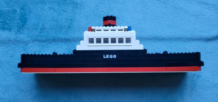 Lego trein blauwe rails Ferry / veerpont / boot (set 343), Kinderen en Baby's, Speelgoed | Duplo en Lego, Gebruikt, Lego, Complete set