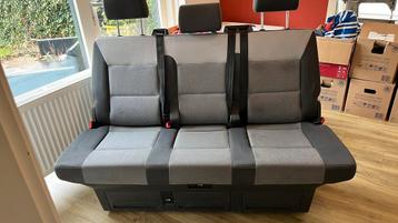 VW slaapbank 3 pers met gordel. beschikbaar voor biedingen
