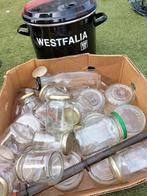 Weck ketel met weckpotten, Huis en Inrichting, Keuken | Potten en Pannen, Ophalen, Zo goed als nieuw