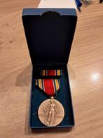 Victory medaille wo2 u.s. in doosje, Verzamelen, Militaria | Tweede Wereldoorlog, Ophalen of Verzenden, Landmacht, Lintje, Medaille of Wings