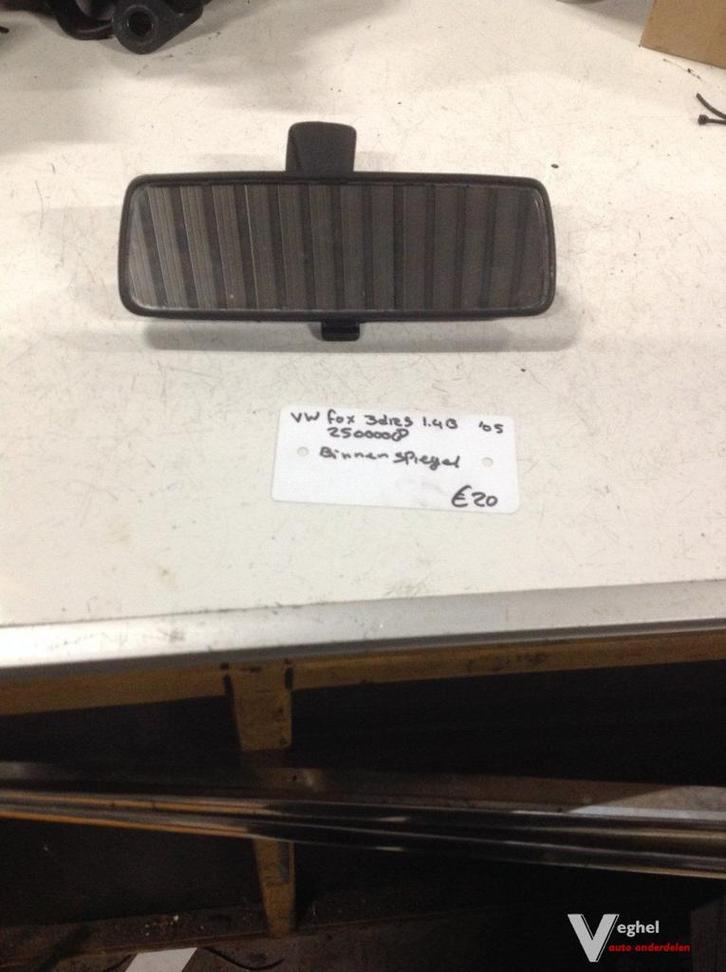 Vw Fox 1.4B 3drs 2006 Wagennr 2500008 Binnenspiegel, Auto-onderdelen, Spiegels, Gebruikt, Ophalen of Verzenden