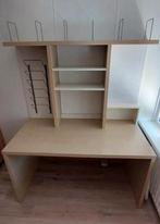 Bureau met opbouw en Galant ladeblok inclusief slot, Ophalen, Gebruikt, Bureau