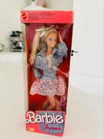 Vintage oude Barbie jeans Europese versie Mattel 1988 nieuw, Verzamelen, Poppen, Ophalen of Verzenden, Nieuw, Pop