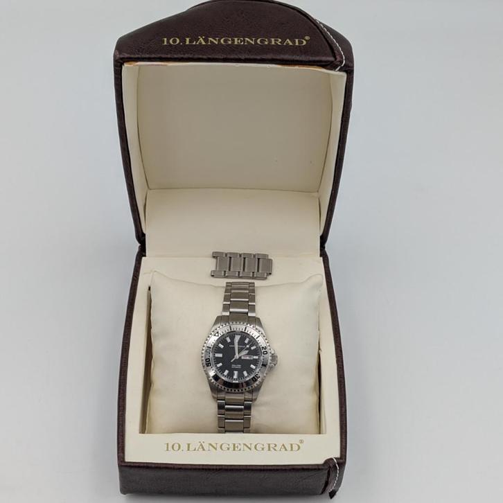 Längengrad automatisch vrouwenhorloge diver - Full set, Sieraden, Tassen en Uiterlijk, Horloges | Kinderen, Zo goed als nieuw