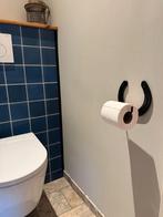 Toiletrolhouder van echt hoefijzer, Verzenden, Nieuw, Zwart, Overige typen