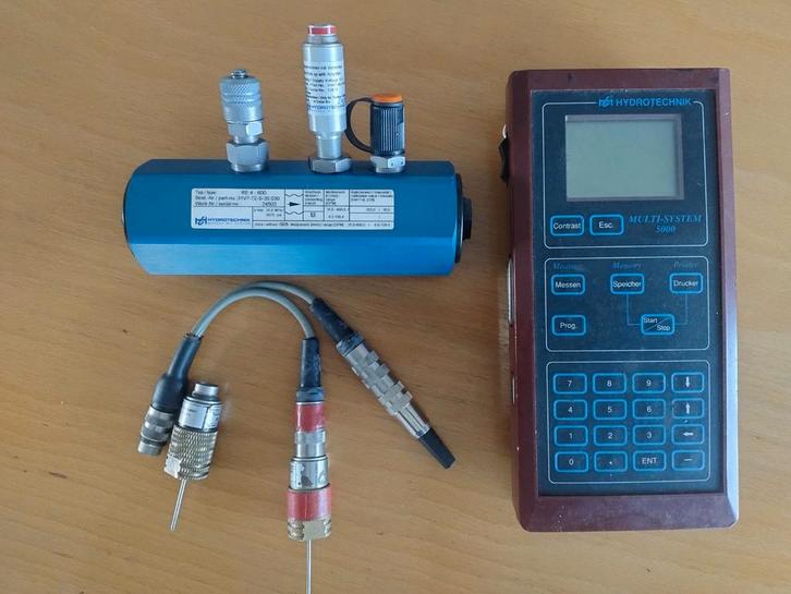 Hydrotechnik Multi-System 5000 met RE 4-600 flowmeter, Doe-het-zelf en Verbouw, Meetapparatuur, Gebruikt, Druk, Ophalen of Verzenden