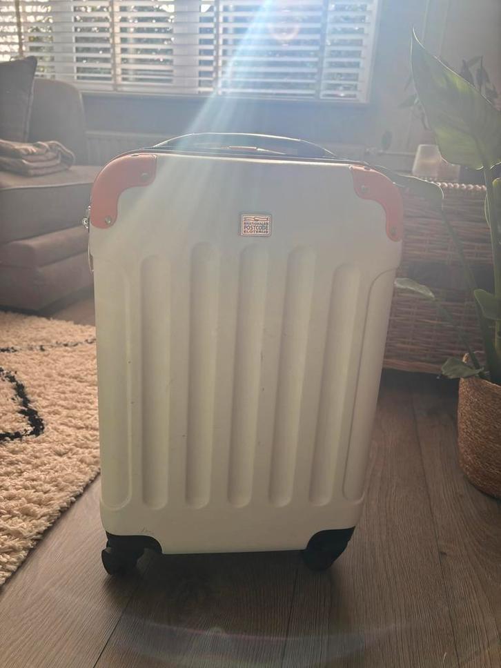 Handbagage Trolley Postcodeloterij, Sieraden, Tassen en Uiterlijk, Koffers, Zo goed als nieuw, Hard kunststof, Minder dan 50 cm