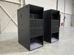 2x Pioneer XY-218HS 2x18" sub + wheels + cover, Ophalen of Verzenden, Zo goed als nieuw, 120 watt of meer, Subwoofer
