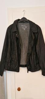 Licht glanzend kort zwart jasje., Ophalen, Zo goed als nieuw, Maat 42/44 (L), Zwart