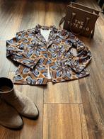 Nieuw jasje colbert Lady Day maat m 38 bruin blauw, Kostuum of Pak, Bruin, Zo goed als nieuw, Maat 38/40 (M)