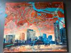Mooi schilderij van Mattijs Werner “Amsterdam”, Ophalen