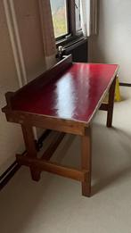 Bureau, hout met rood blad, Verzenden