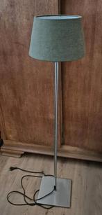 Scandinavische stalen designer lamp met 2 lampenkappen, Ophalen, 100 tot 150 cm, Zo goed als nieuw, Metaal