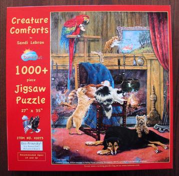 Creature Comforts - SunsOut Puzzel - 1000 st XL beschikbaar voor biedingen