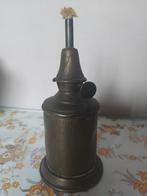 Antieke Franse Pigeon Olie Lamp, Antiek en Kunst, Antiek | Lampen, Ophalen of Verzenden
