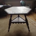Antiek eiken bijzet ttafeltje /rooktafel, Antiek en Kunst, Ophalen