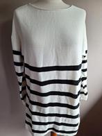 Nieuwe wit/zwart gestreepte stretch trui Up2Fashion, maat M, Maat 38/40 (M), Up2Fashion, Wit, Nieuw