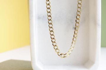 14 Karaat Gouden Ketting Gourmetschakel beschikbaar voor biedingen
