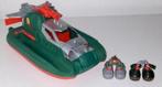 Matchbox Big Boots Hovercraft + 2 figuurtjes uit 2012, Ophalen of Verzenden, Gebruikt