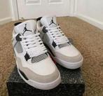 Jordan 4 military black, Ophalen of Verzenden, Zo goed als nieuw, Wit