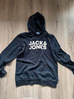 Hoodie d blauw met opdruk mt 176, Kinderen en Baby's, Kinderkleding | Maat 176, Trui of Vest, Ophalen of Verzenden, Zo goed als nieuw