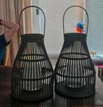 2x groen windlicht incl. Ledkaarsen, Ophalen, Overige materialen, 25 tot 50 cm, Nieuw