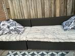 Mooie nette lounge set inclusief lounge matras, Ophalen, Zo goed als nieuw, Kunststof, Bank